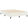 vidaXL Struttura letto piattaforma Crema 140 x 190 cm Tessuto in Cords