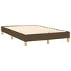 vidaXL Struttura Letto a Rete a Molle Marrone Scuro 120x200 cm Tessuto