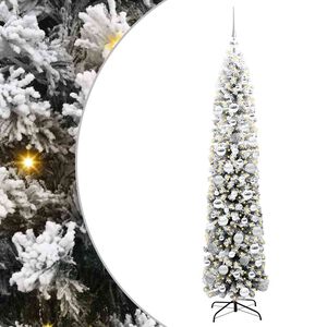 vidaXL Albero di Natale artificiale con 300 LED Verde 180 cm