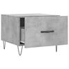 vidaXL Tavolino Salotto Grigio Cemento 50x50x40 cm Legno Multistrato