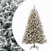 vidaXL Albero di Natale Artificiale con Palline 240 cm 300 LED