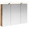 vidaXL Mobiletto per specchio da bagno Legno vecchio