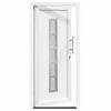vidaXL Porta Frontale Bianco PVC