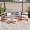 vidaXL Set Divani Giardino 5 pz Cuscini Legno Massello Abete Douglas