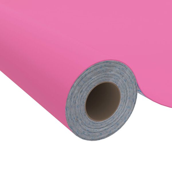 vidaXL Pellicola Autoadesiva per Mobili Rosa Lucido 500x90 cm in PVC