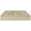 vidaXL Ripiani per Libreria 4pz Rovere Sonoma 100x10x1,5cm Multistrato