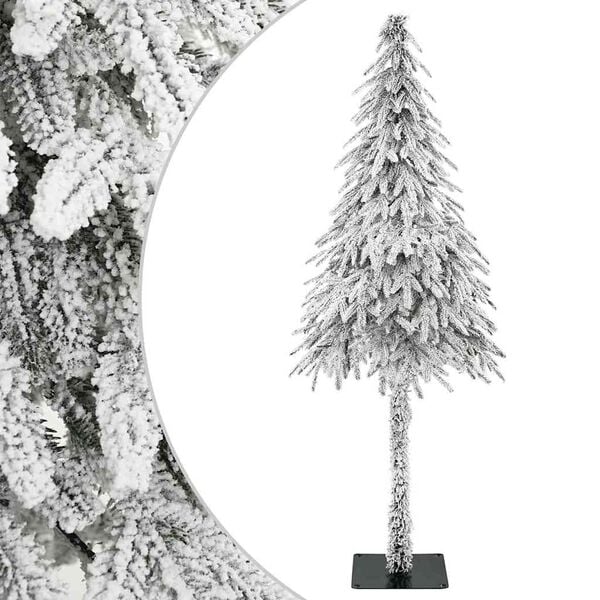 vidaXL Albero di Natale artificiale Bianco 71 x 71 x 150 cm