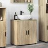 vidaXL Mobile da Bagno con archiviazione Rovere Sonoma 61 x 35 x 64 cm