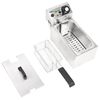 vidaXL Friggitrice Elettrica in Acciaio Inossidabile 6 L 2000 W