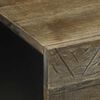 vidaXL Tavolino da Salotto Grigio Chiaro 80x50x40 cm Legno di Mango