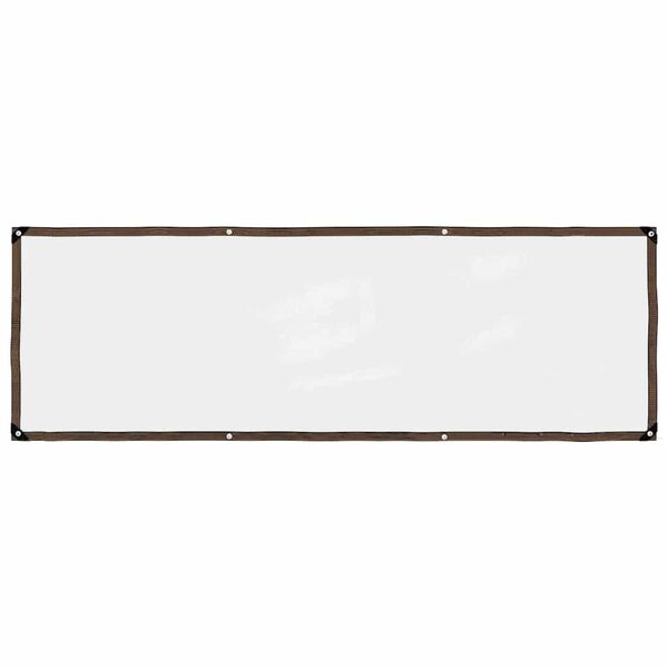 vidaXL Telone Trasparente con Occhielli 1x3 m in Polietilene