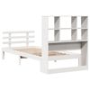 vidaXL Letto Libreria senza Materasso Bianca 90x200 cm Legno di Pino