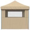 vidaXL Tenda Party Beige 292 x 440 x 315 cm Tessuto Oxford