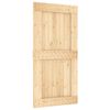 vidaXL Porta Scorrevole con Set Hardware 100x210cm Legno Massello Pino