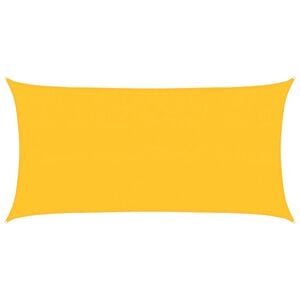 vidaXL Vela Parasole 160 g/m&sup2; Gialla 2x4 m in HDPE