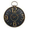 Gifts Amsterdam Orologio a Muro Toulouse Metallo Oro Nero 60x5,5x74 cm