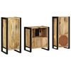 vidaXL Set di mobili per il bagno 3 pcs Legno di mango massello