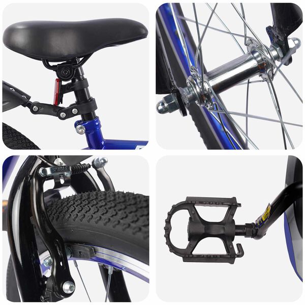 vidaXL Bicicletta per Bambini 18 Pollici per bambini dai 5 ai 7 anni