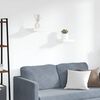 vidaXL Scaffali a Parete 2 pz Bianchi 23x23,5x3,8 cm in MDF