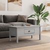 vidaXL Tavolino da Salotto BODO 100x55x46cm Legno Massello Pino Grigio