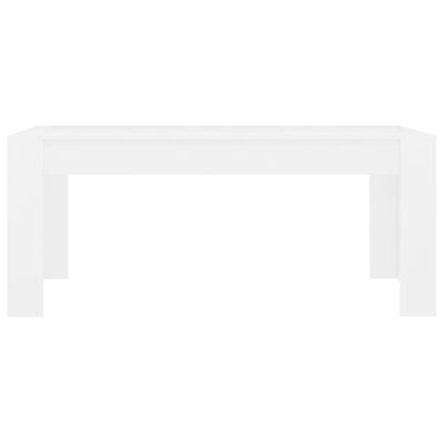 vidaXL Tavolo da Pranzo Bianco 180x90x76 cm in Legno Multistrato