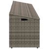 vidaXL Baule da Giardino Grigio 220x50x58 cm in Polyrattan