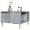 vidaXL Tavolino Salotto Grigio Cemento 55x55x36,5 cm Legno Multistrato