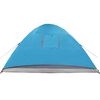 vidaXL Tenda da Campeggio a Cupola per 4 Persone Blu Impermeabile
