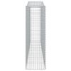 vidaXL Cesti Gabbioni ad Arco 15 pz 400x50x160/180 cm Ferro Zincato