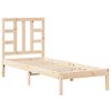 vidaXL Giroletto in Legno Massello 75x190 cm Small Single
