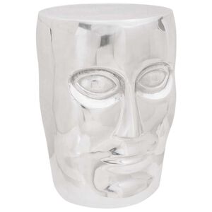 vidaXL Pouf Argento Alluminio