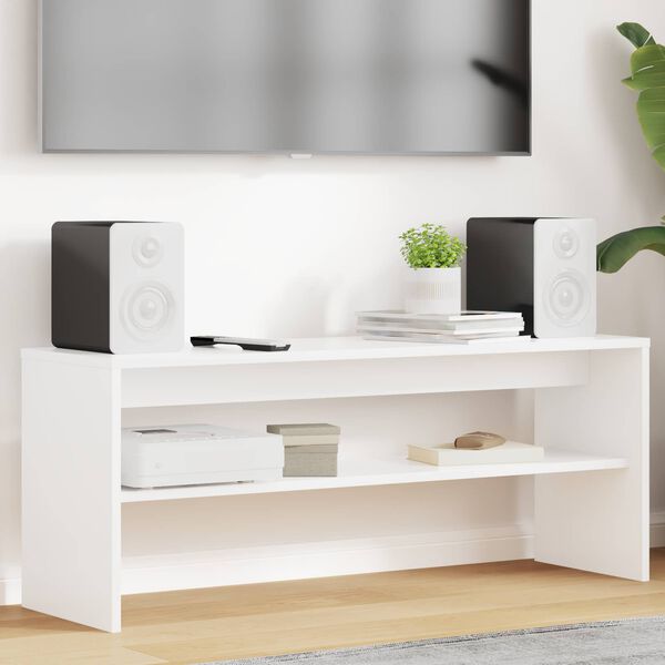 vidaXL Mobile TV Bianco 100 x 30 x 40 cm Legno multistrato