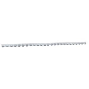 vidaXL Binario di Montaggio Argento 1 m Acciaio Inox