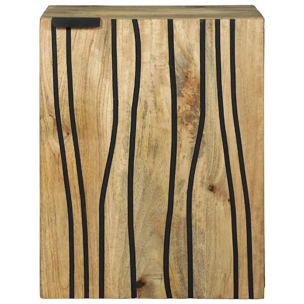 vidaXL Armadio per Lavabo da Bagno con porta Marrone 38 x 33,5 x 48 cm