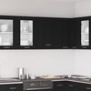 vidaXL Armadio pensile con porta Riga Rovere nero 50 x 31 x 60 cm