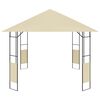vidaXL Gazebo da Giardino 4x3 m Crema 160 g/m&sup2;
