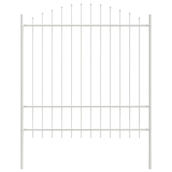 vidaXL Recinzione per Giardino 7 pcs Bianco 170 x 215 cm