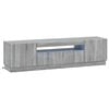 vidaXL Mobile TV LED Sonoma grigio Legno ingegnerizzato