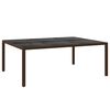 vidaXL Set da Pranzo da Giardino 11 pz in Polyrattan Marrone