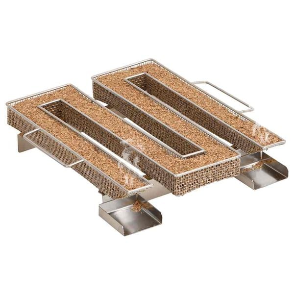 vidaXL Generatore di Fumo Freddo 4 Lati 22,5 cm in Acciaio Inox