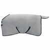 vidaXL Coperta per Cavalli Grigio chiaro e rosa completo 115 cm