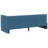 vidaXL Cornice del letto ad angolo Blu 80 cm x 200 cm Velluto