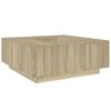 vidaXL Tavolino Salotto Rovere Sonoma 100x100x40 cm Legno Multistrato