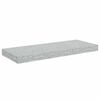 vidaXL Scaffali a Parete 4 pz Grigio Cemento 60x23,5x3,8 cm in MDF