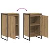 vidaXL Credenza Rovere Artigianale 43 x 36 x 75,5 cm Legno multistrato