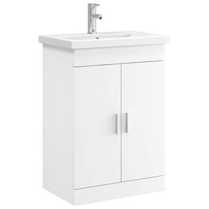 vidaXL Set di mobili per il bagno Bianco 61 x 40 x 84,5 cm