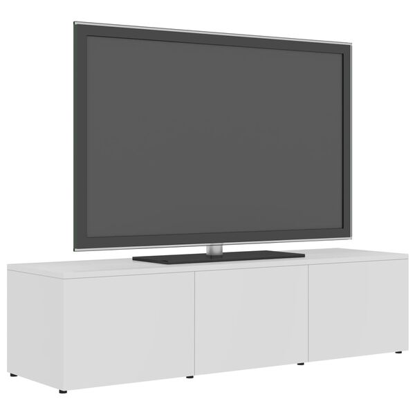 vidaXL Mobile Porta TV Bianco 120x34x30 cm in Legno Multistrato