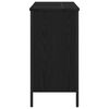 vidaXL Armadio per Lavabo da Bagno Rovere Nero 80 x 30 x 60 cm