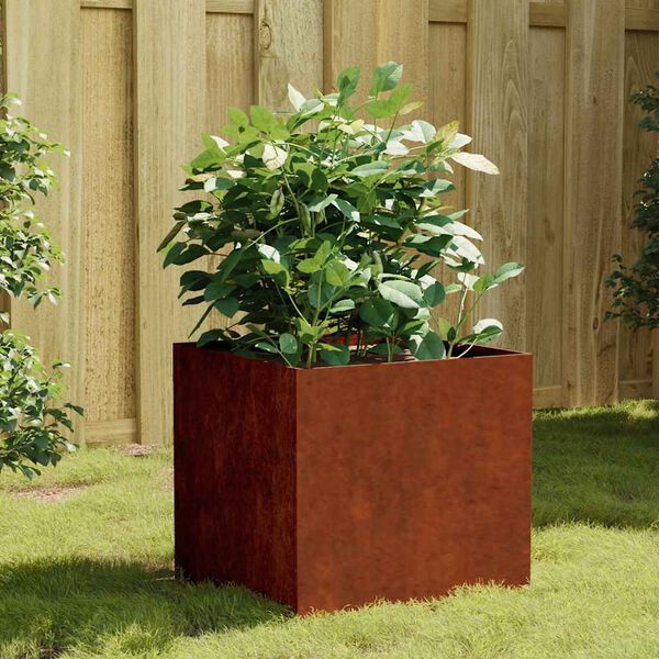 vidaXL Fioriera 40x41x40 cm in Acciaio Corten