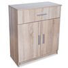 vidaXL Credenza in Legno Multistrato 71x35x88 cm Rovere